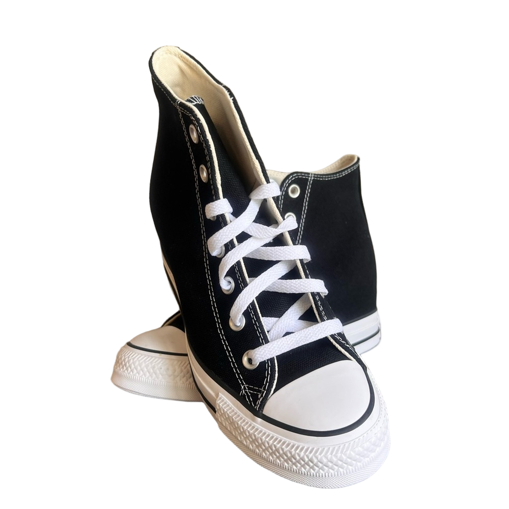 Converse NEW Women's All Star Wedge Platform High Top Shoe Size 8 #B1933